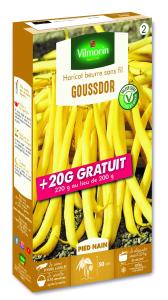Haricot Nain Beurre Goussdor + 20 g Offert